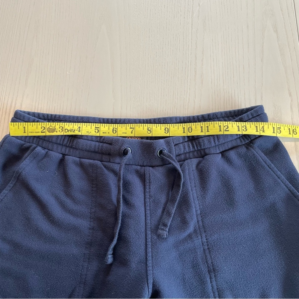 Quince SuperSoft Fleece Joggers (Navy) Tencel Modal Soft - Small - Picture 6 of 9